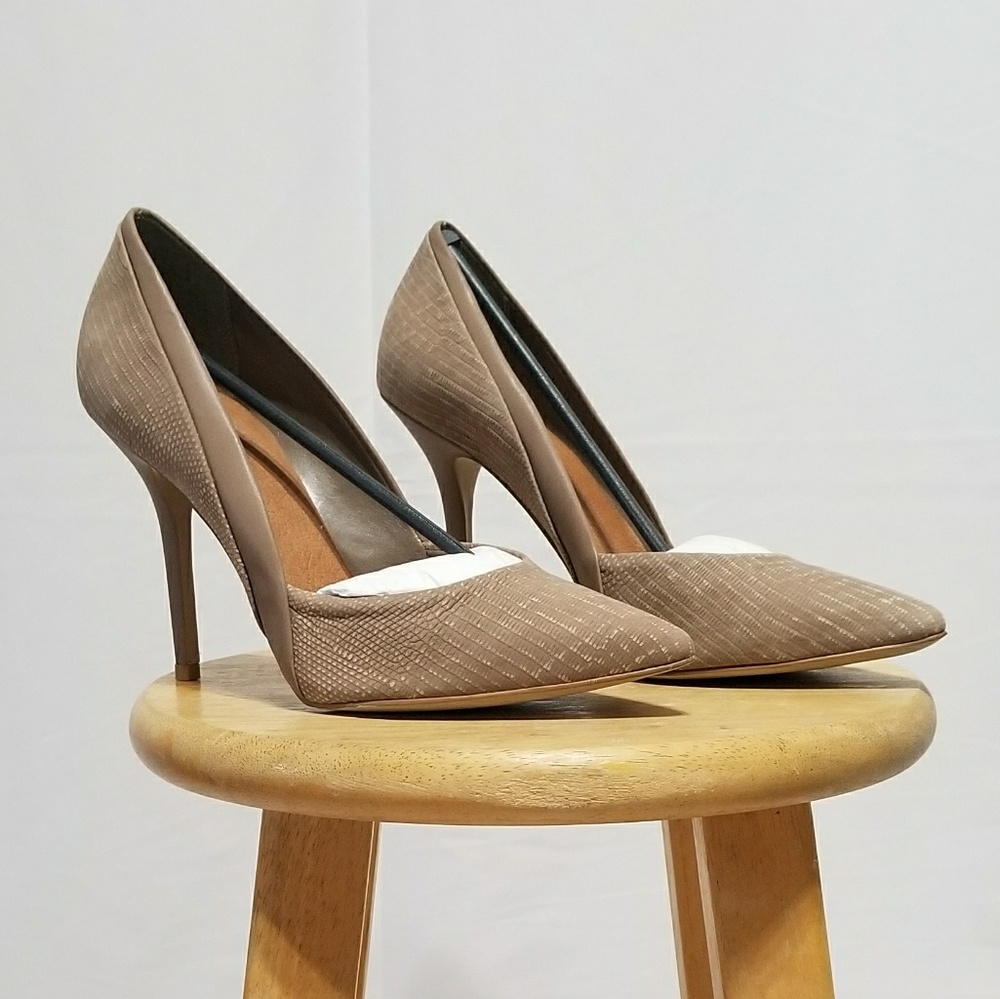 Leather heels